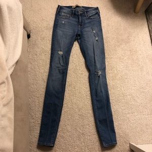 Hollister Jeans with rips - Super Skinny